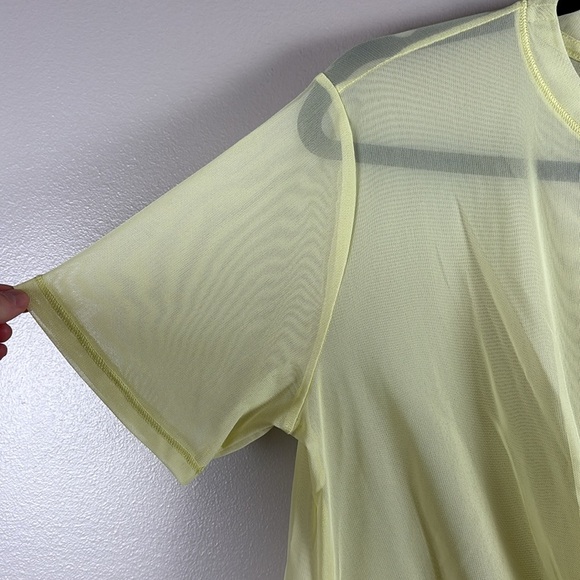 NWT Calia Twisted Mesh Tee Light Green - Picture 6 of 12